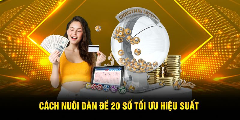 Cách nuôi dàn đề 20 số tối ưu hiệu suất
