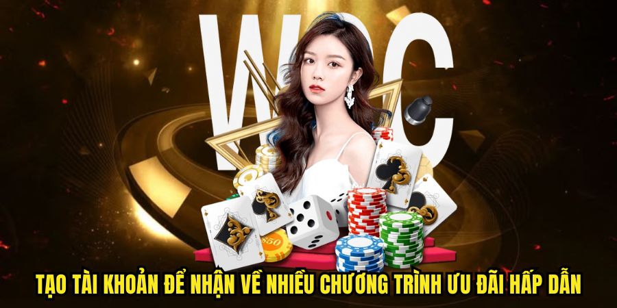 Tạo tài khoản thành công để nhận về nhiều chương trình ưu đãi hấp dẫn